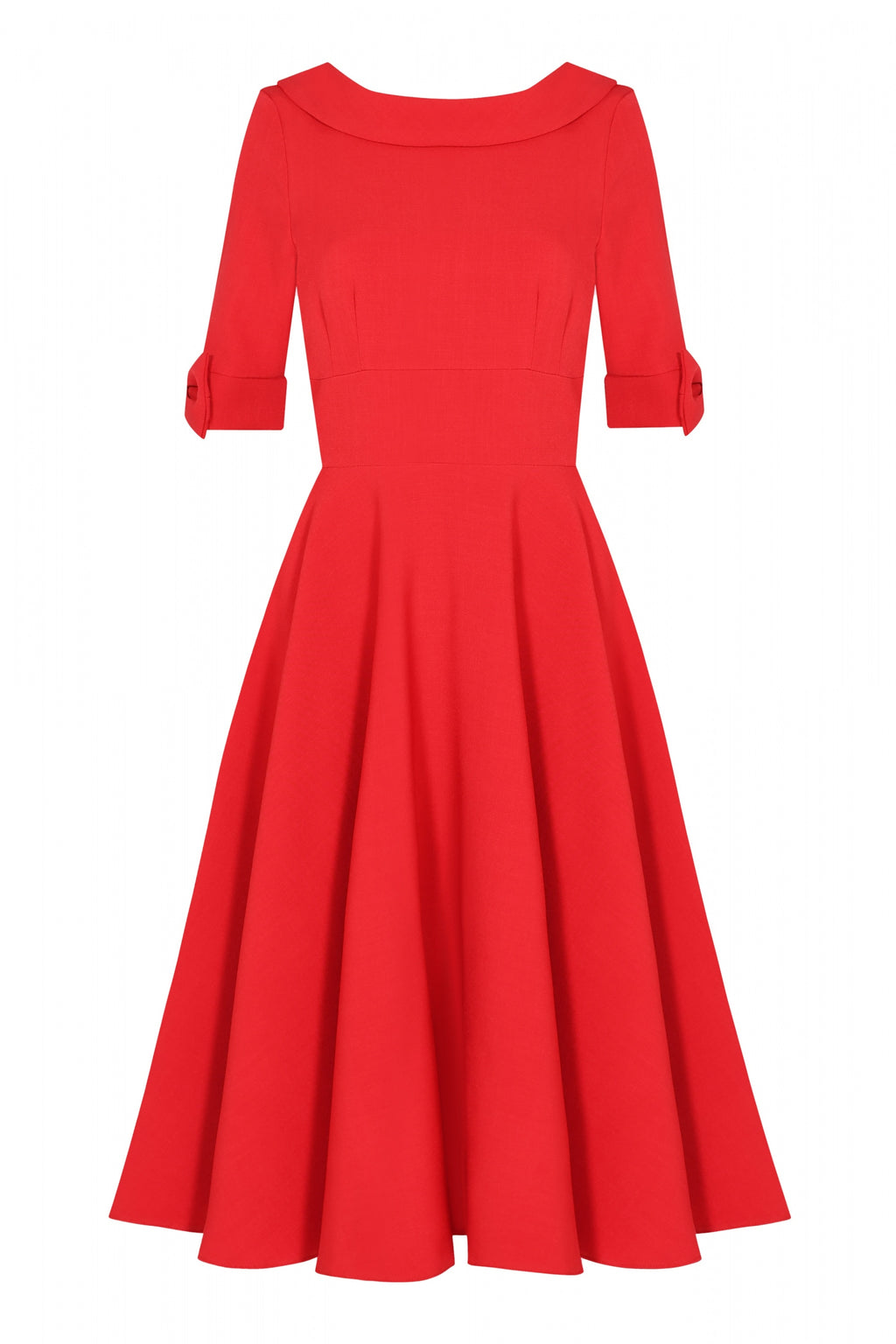 Hollywood Mid Sleeve Swing Dress