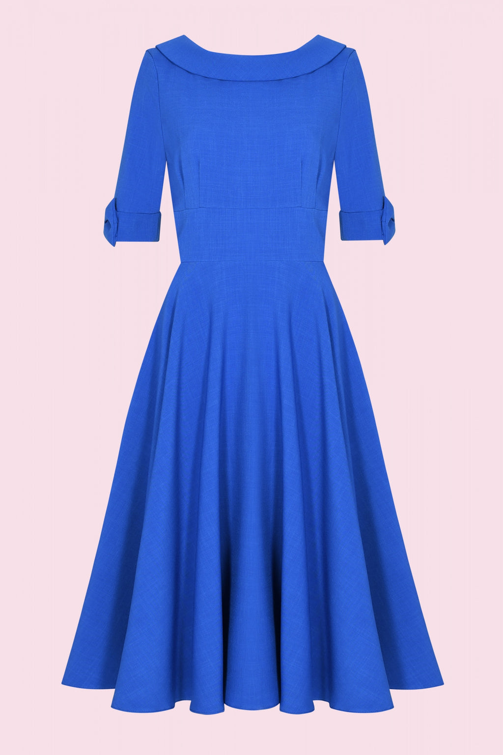 Hollywood Mid Sleeve Swing Dress