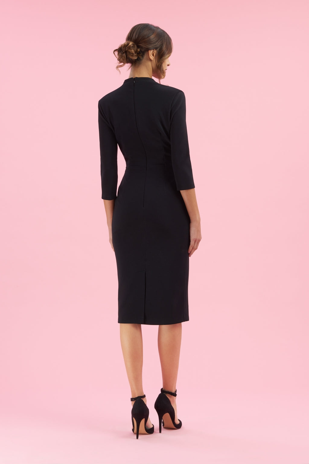 Tegan Wrap Top Pencil Dress