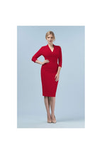 Tegan Wrap Top Pencil Dress