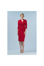 Tegan Wrap Top Pencil Dress