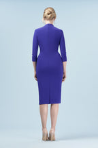 Tegan Wrap Top Pencil Dress