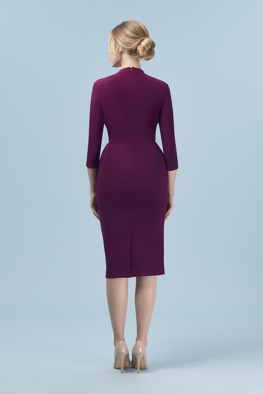 Tegan Wrap Top Pencil Dress