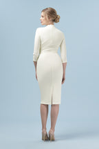 Tegan Wrap Top Pencil Dress