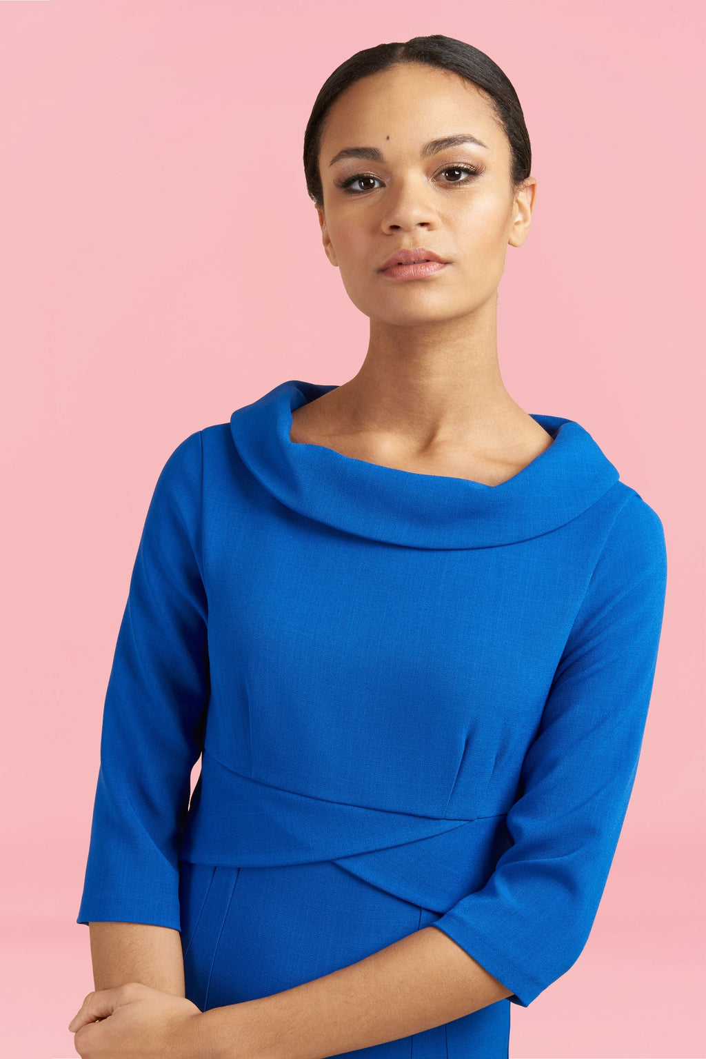 Kennedy Roll Collar Pencil Dress