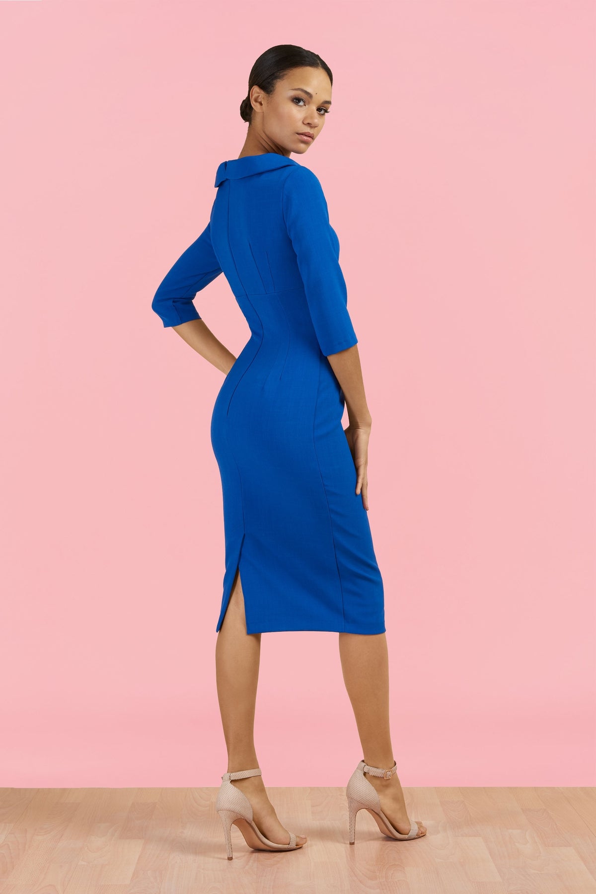 Kennedy Roll Collar Pencil Dress