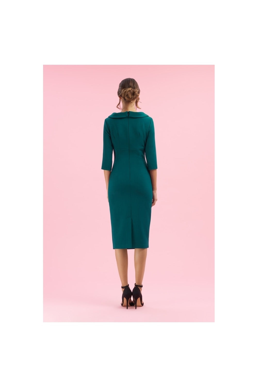 Kennedy Roll Collar Pencil Dress