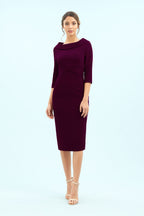 Kennedy Roll Collar Pencil Dress
