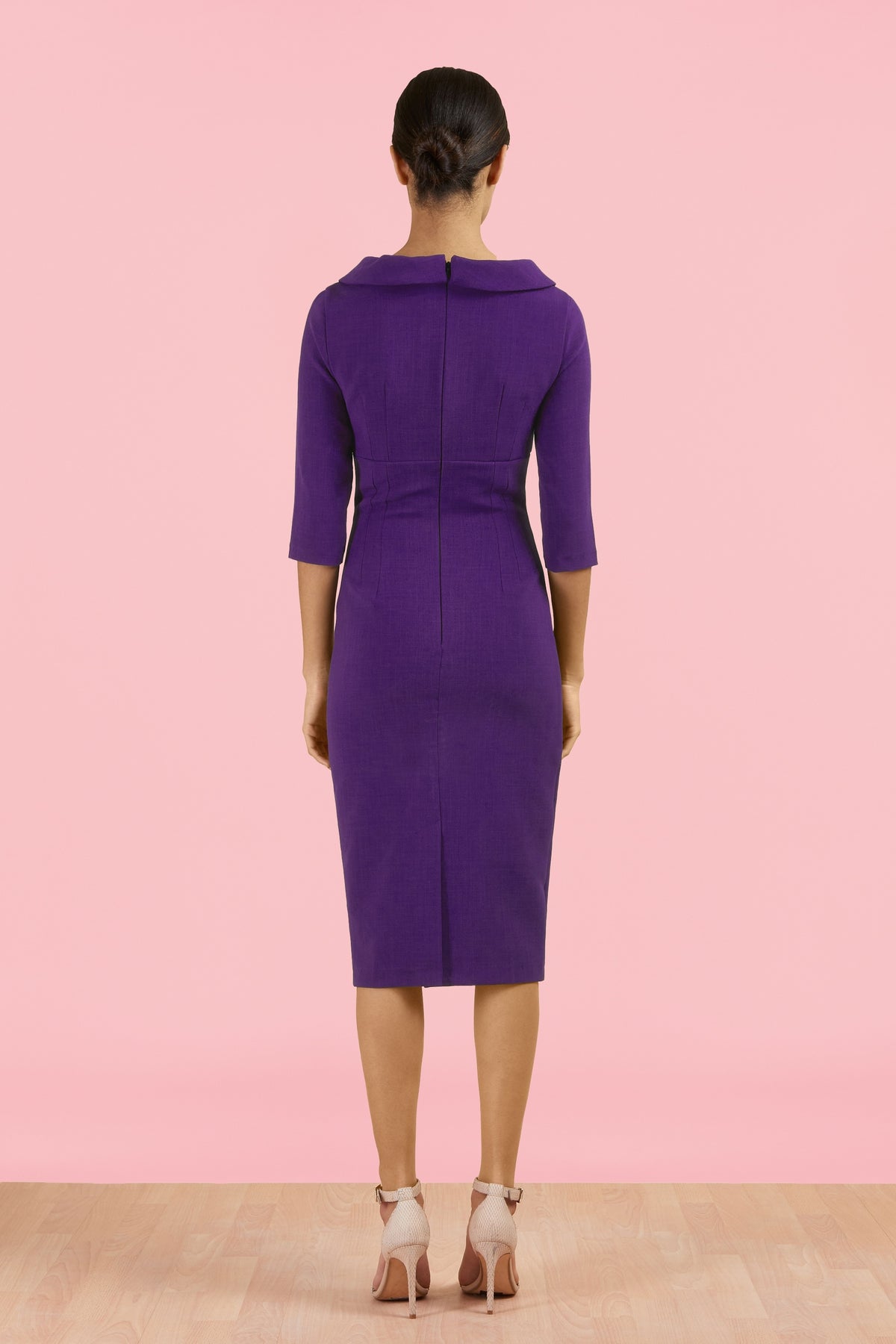 Kennedy Roll Collar Pencil Dress