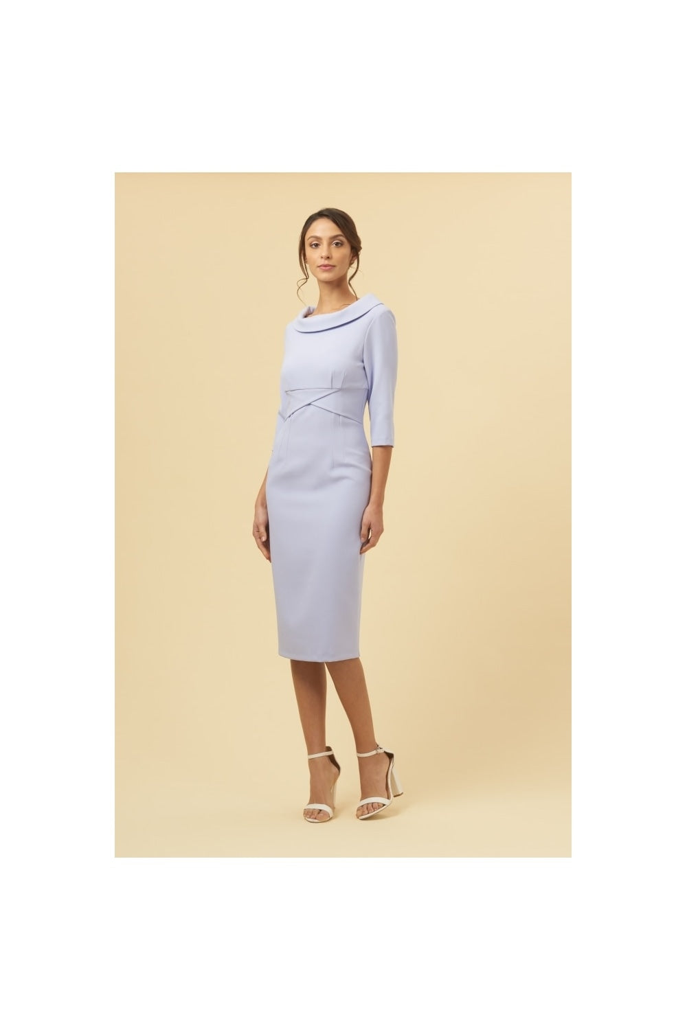 Kennedy Roll Collar Pencil Dress