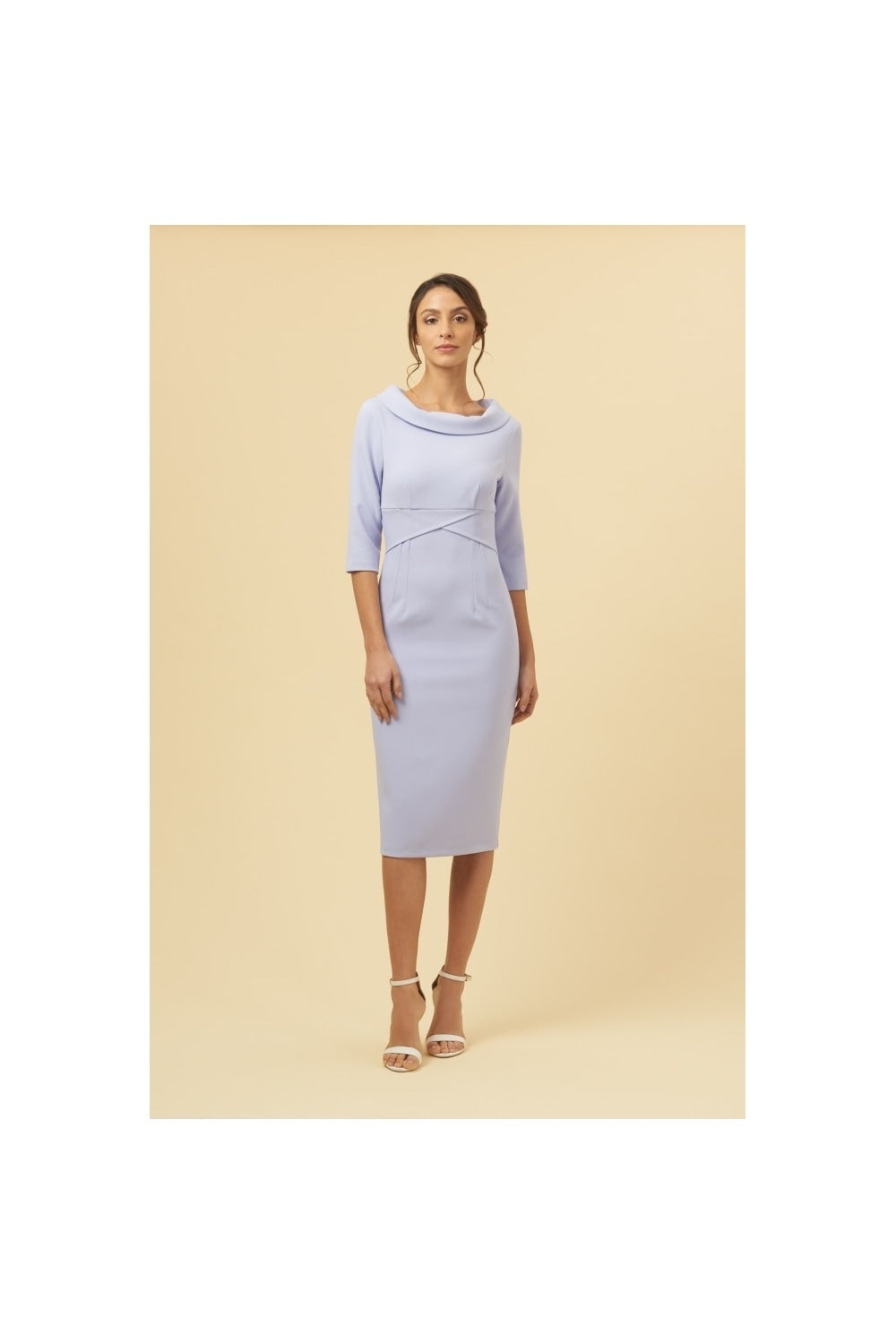 Kennedy Roll Collar Pencil Dress