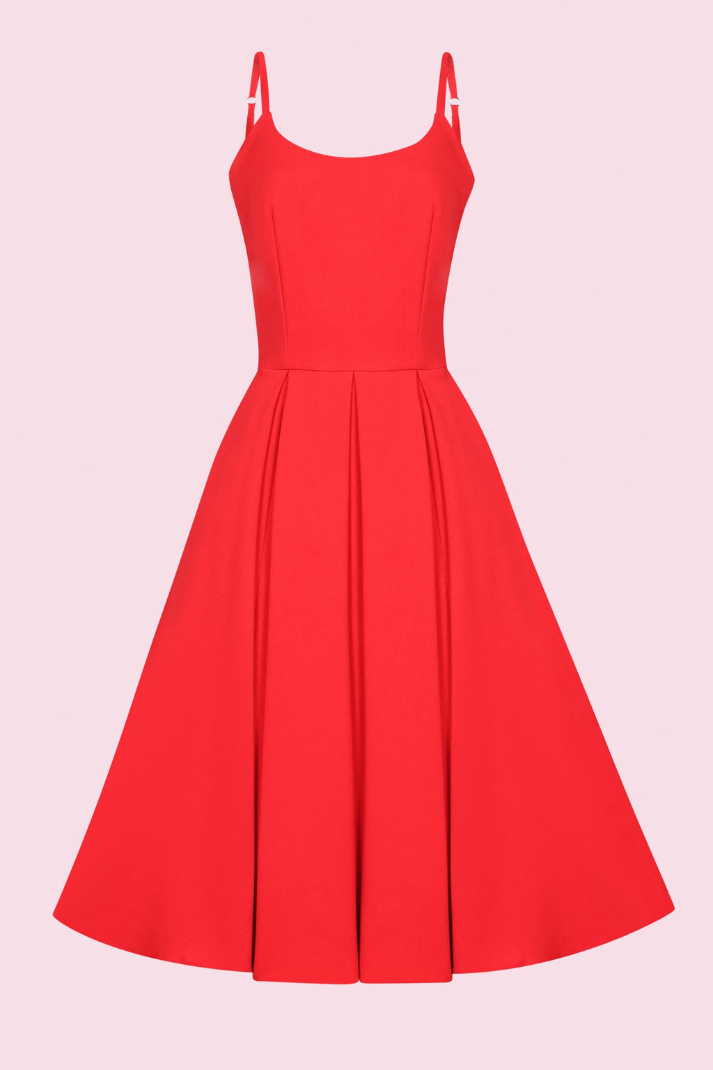 Priscilla Luxe Crepe Midi Dress