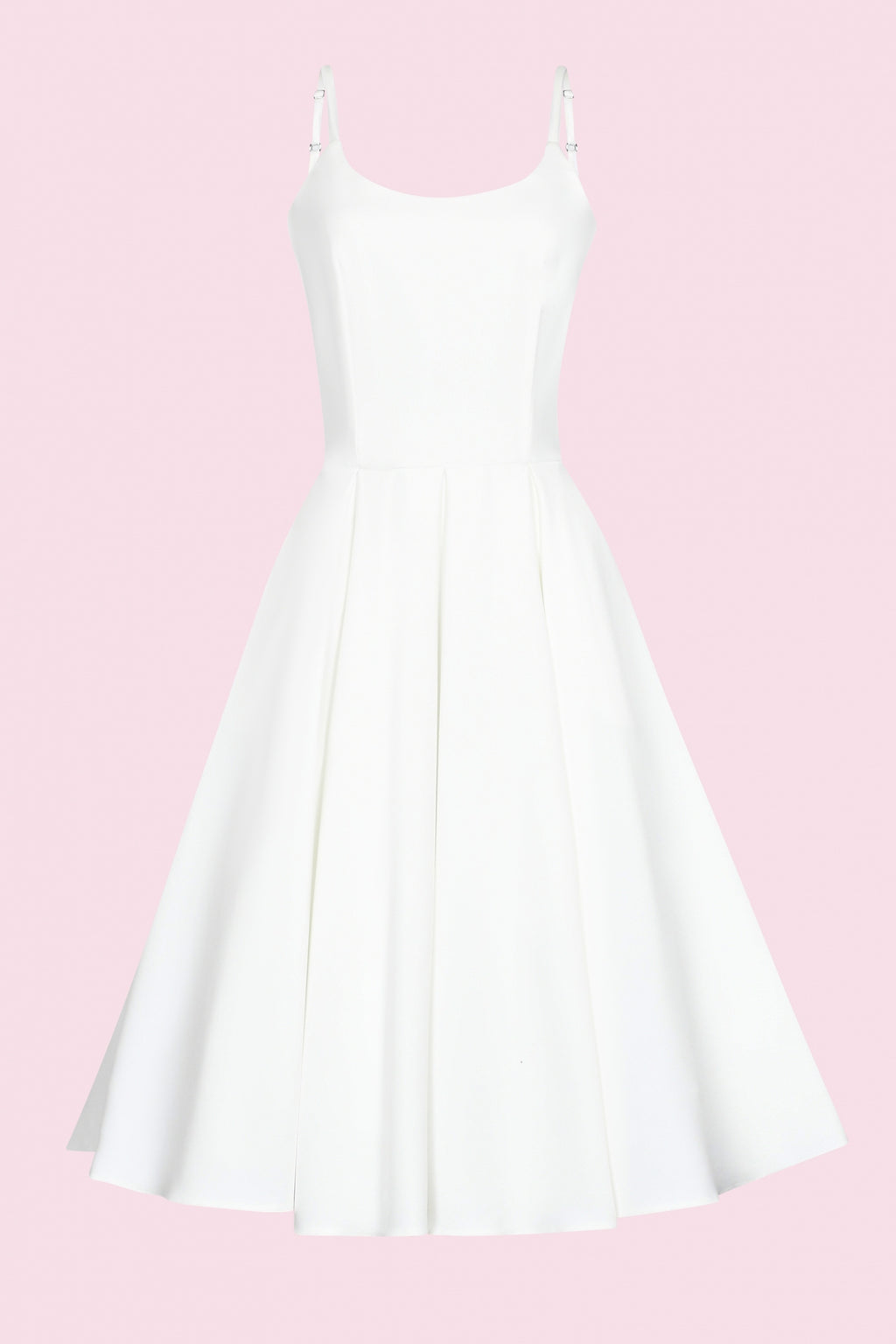 Priscilla Luxe Crepe Midi Dress