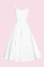 Priscilla Luxe Crepe Midi Dress