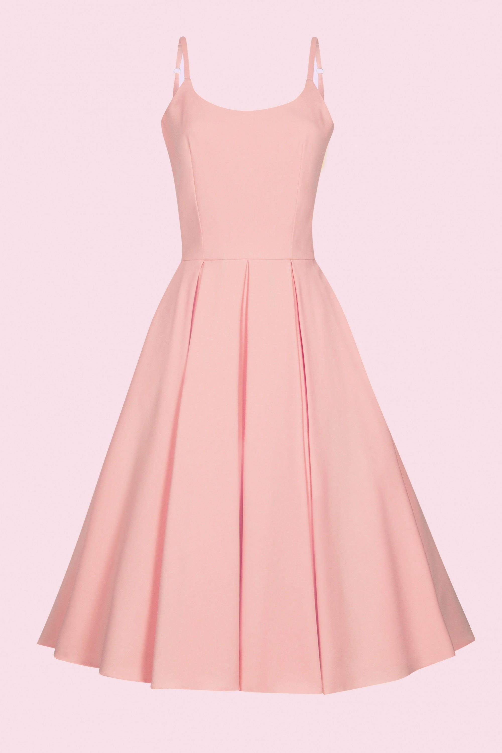 Priscilla Luxe Crepe Midi Dress