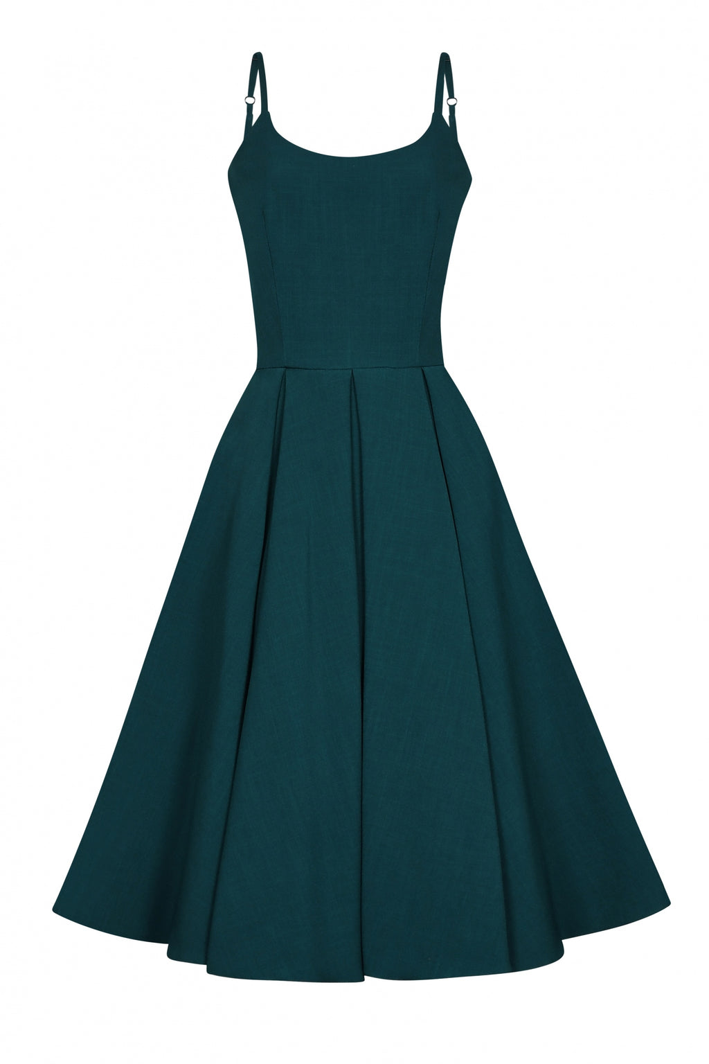 Priscilla Luxe Crepe Midi Dress