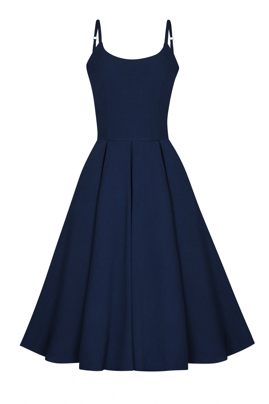 Priscilla Luxe Crepe Midi Dress