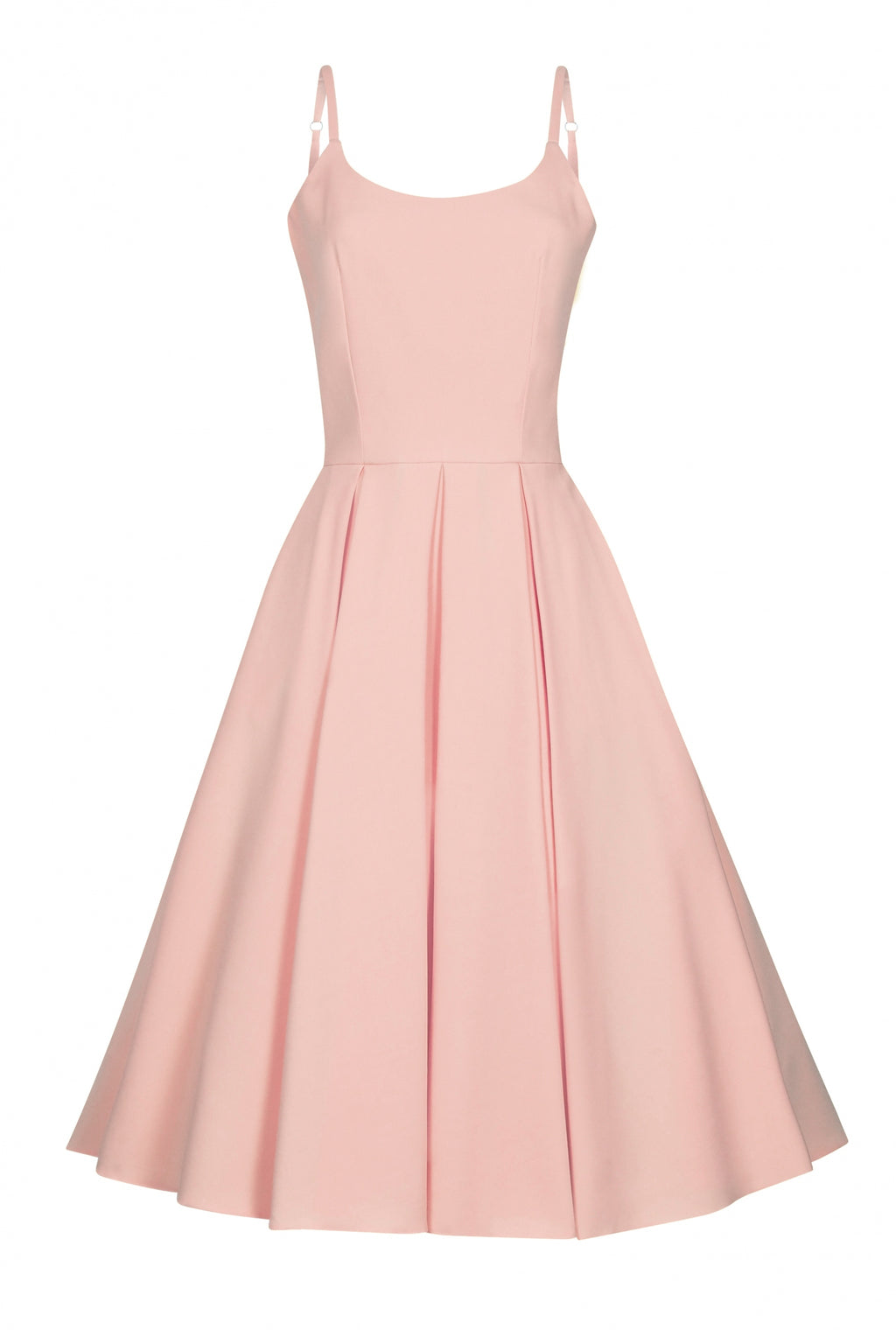 Priscilla Luxe Crepe Midi Dress