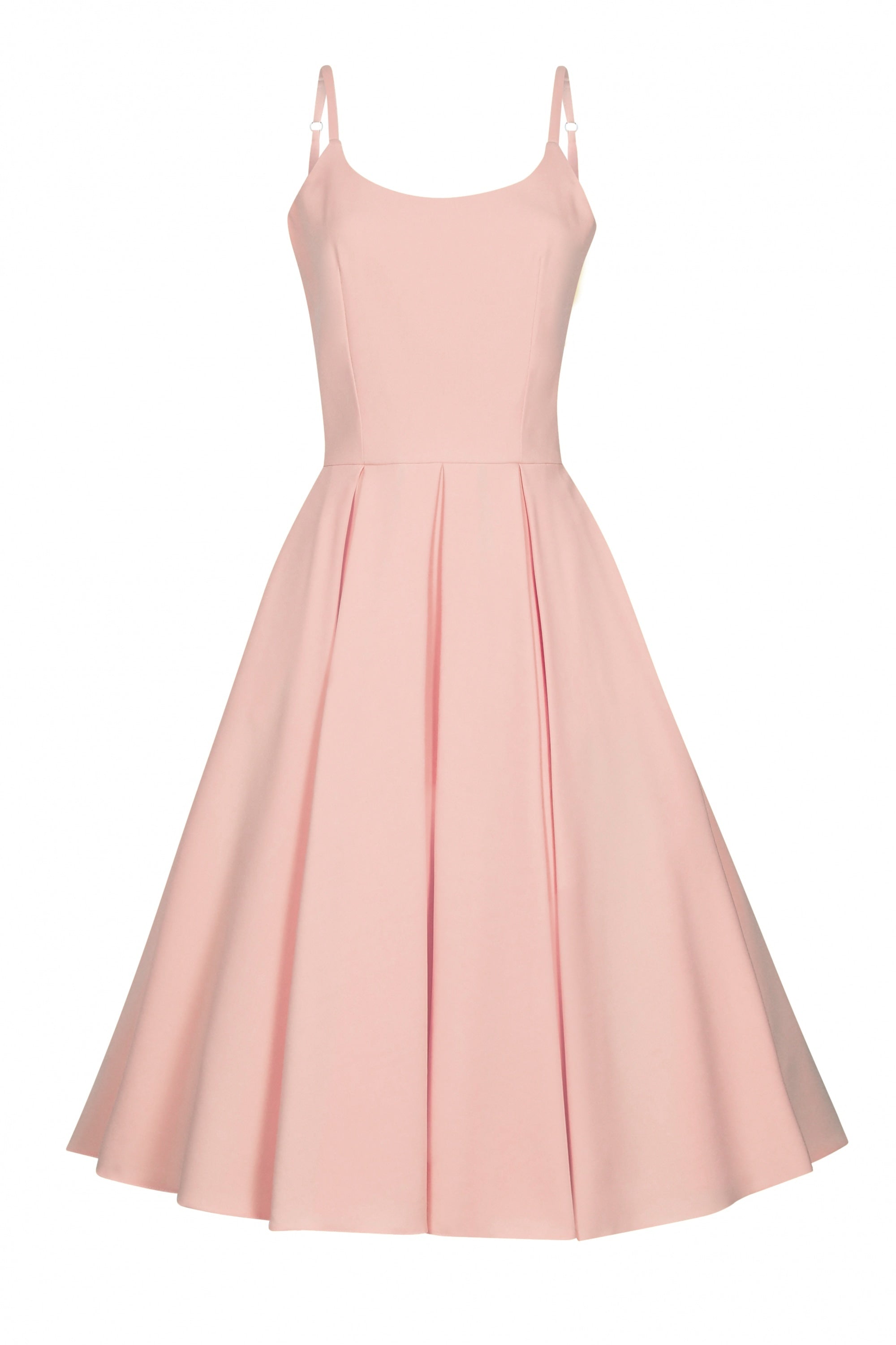Priscilla Luxe Crepe Midi Dress