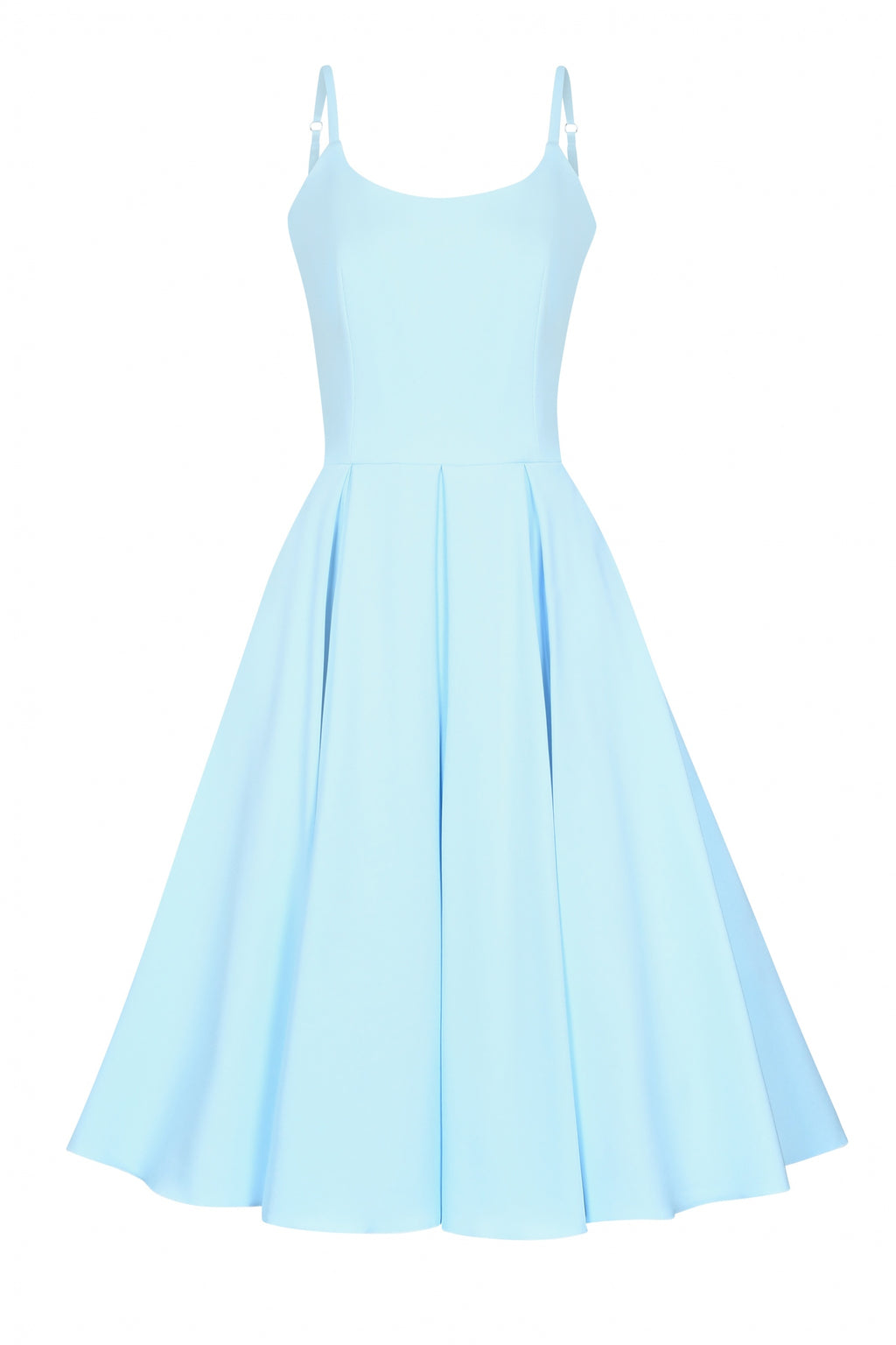 Priscilla Luxe Crepe Midi Dress