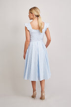 Elsie Gingham Midi Dress