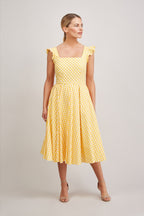 Elsie Gingham Midi Dress
