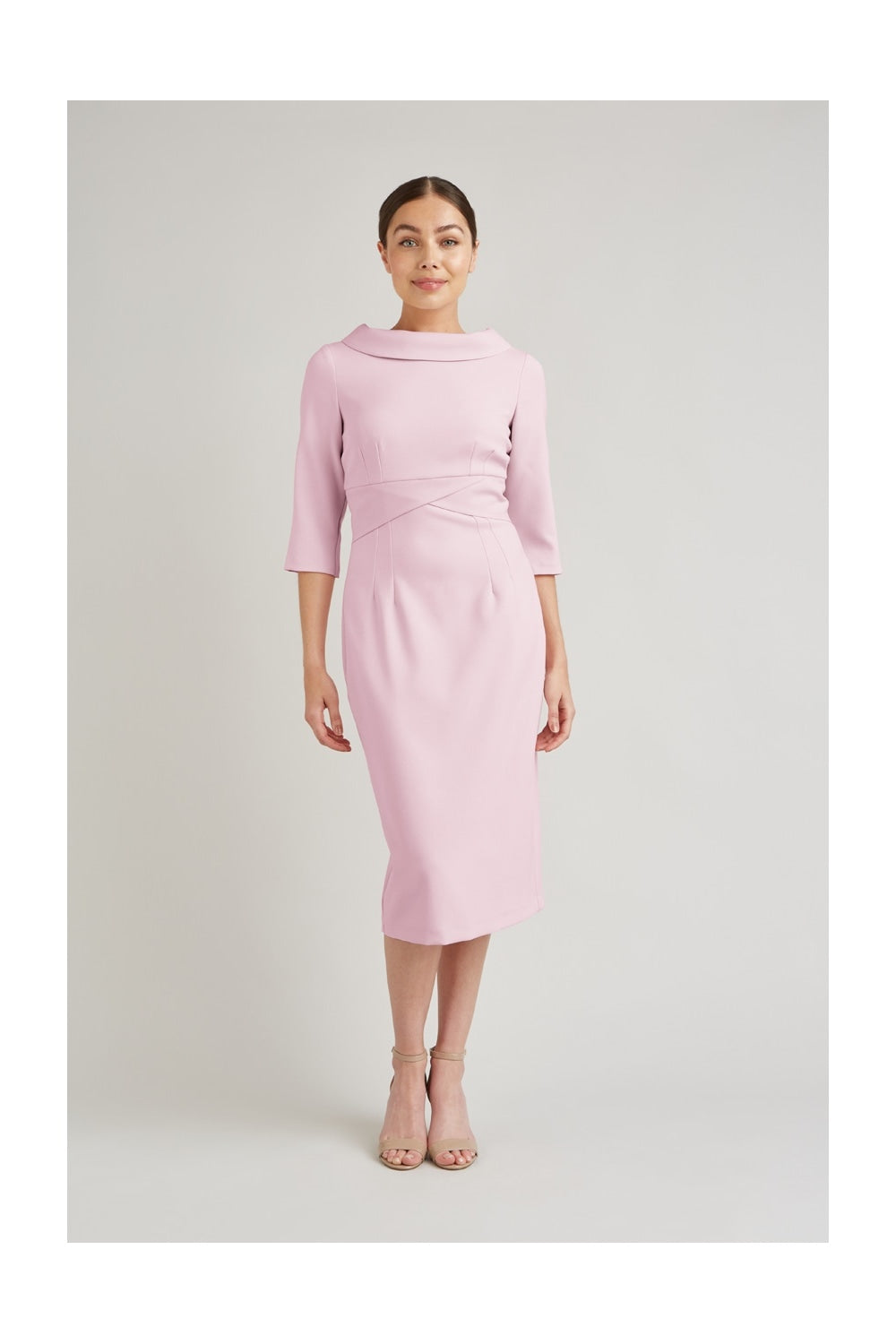 Kennedy Roll Collar Pencil Dress