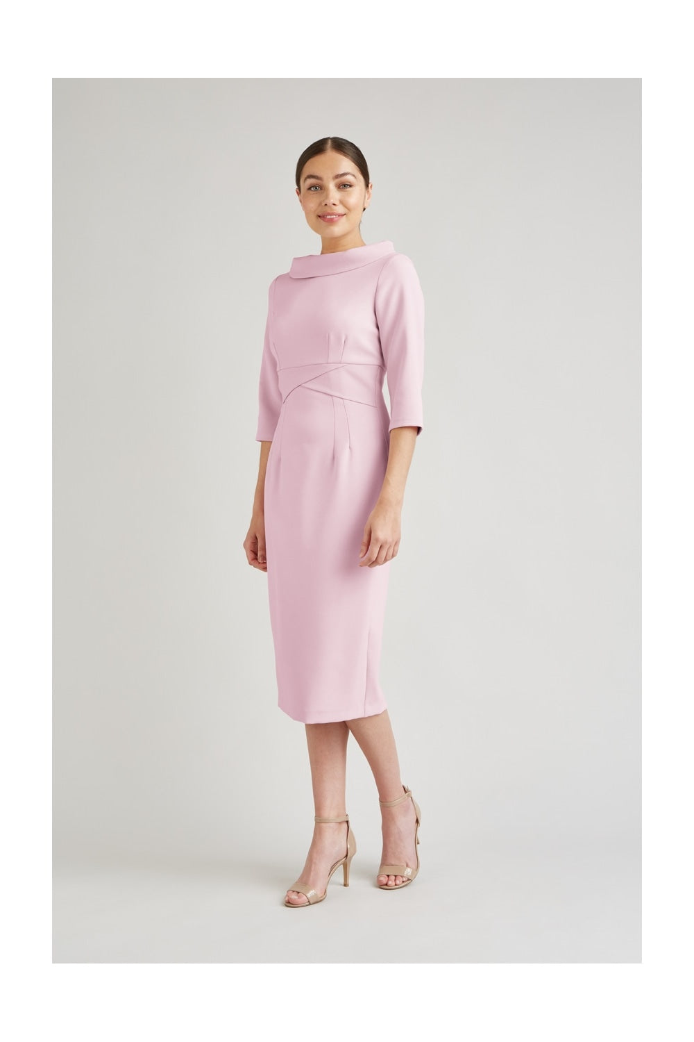 Kennedy Roll Collar Pencil Dress