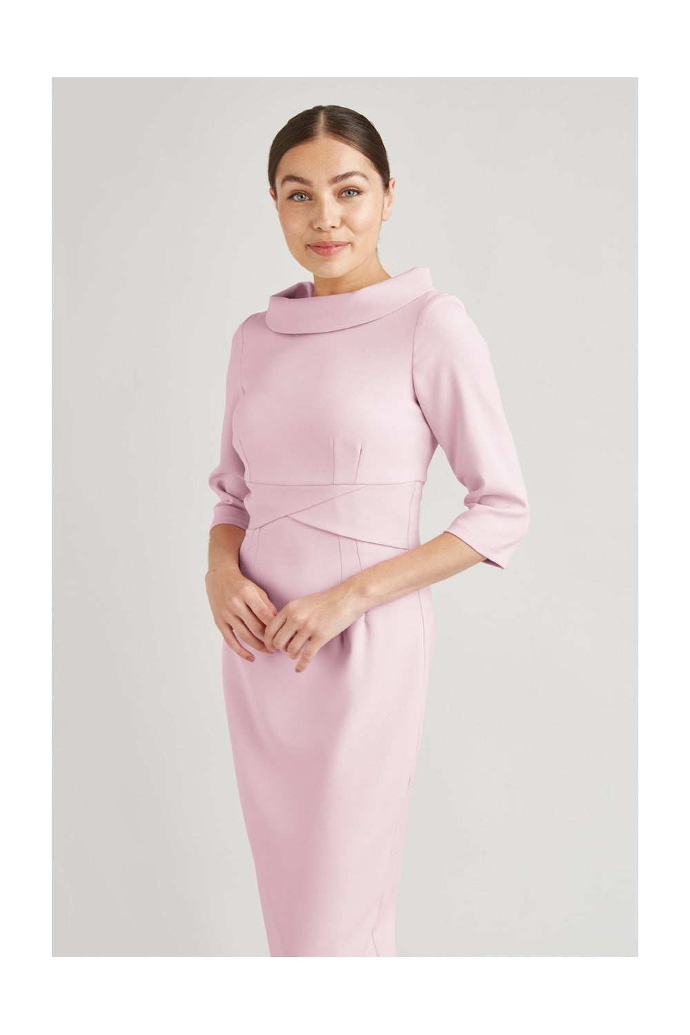 Kennedy Roll Collar Pencil Dress
