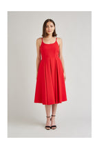 Priscilla Luxe Crepe Midi Dress