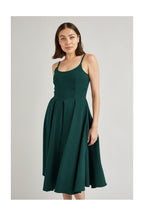 Priscilla Luxe Crepe Midi Dress