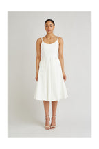 Priscilla Luxe Crepe Midi Dress