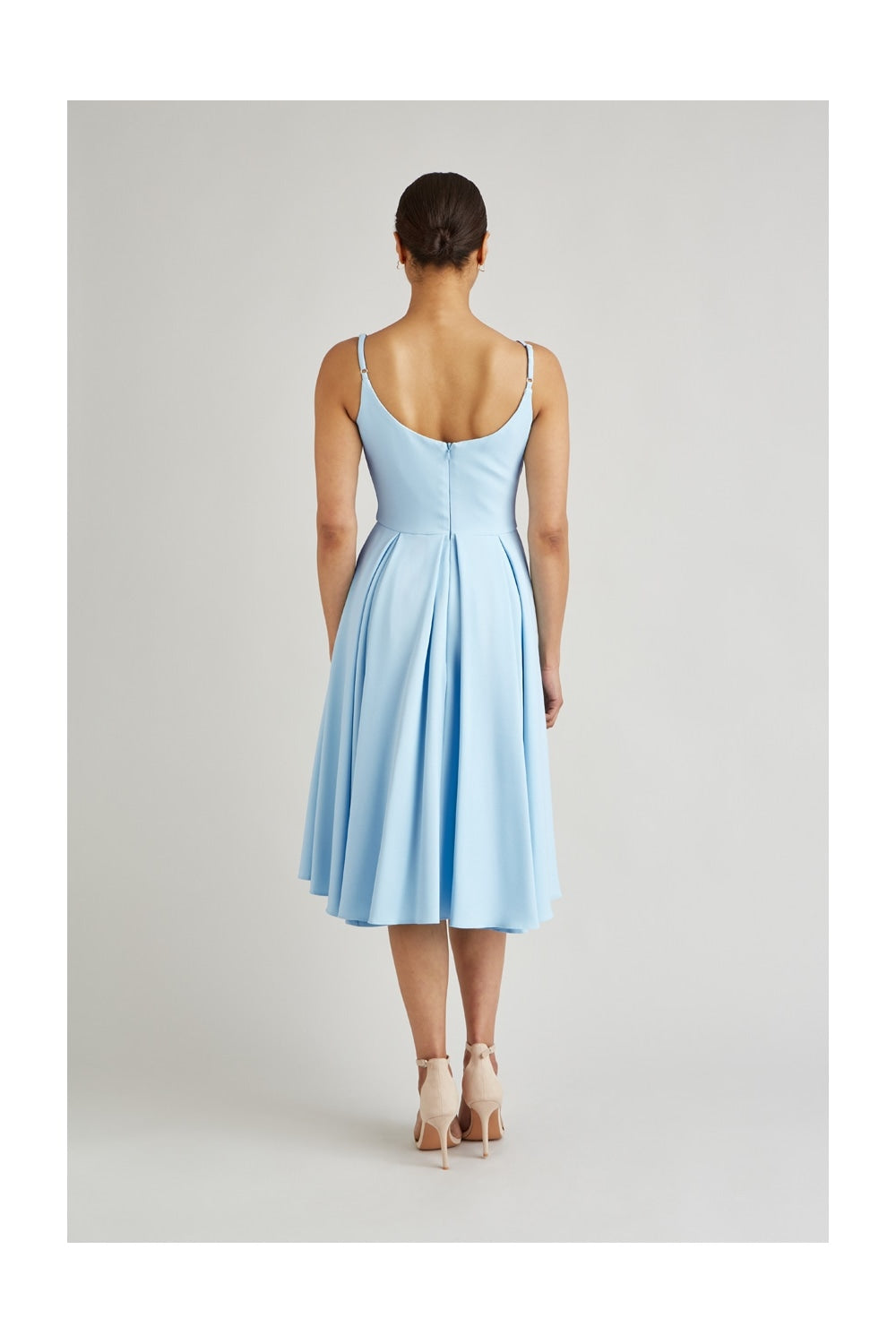 Priscilla Luxe Crepe Midi Dress