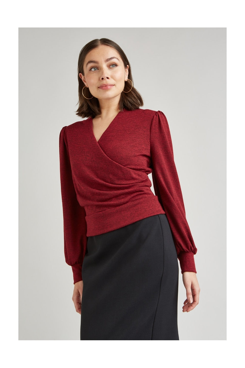 Faux Wrap Top