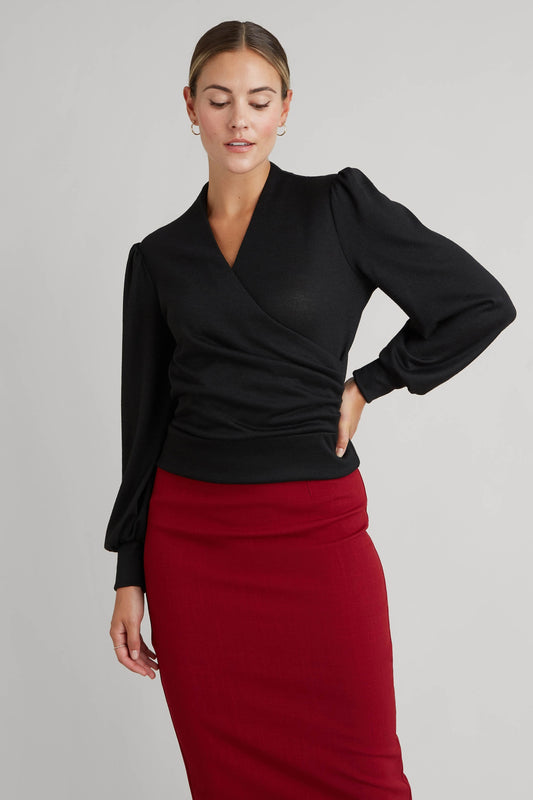 Faux Wrap Top