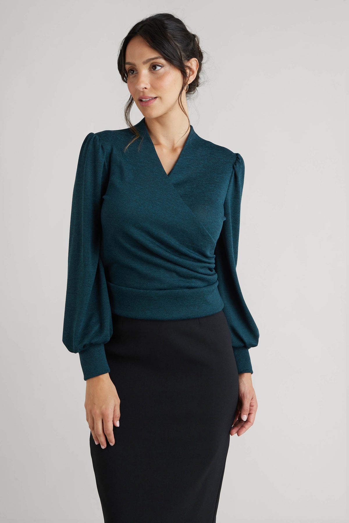 Faux Wrap Top