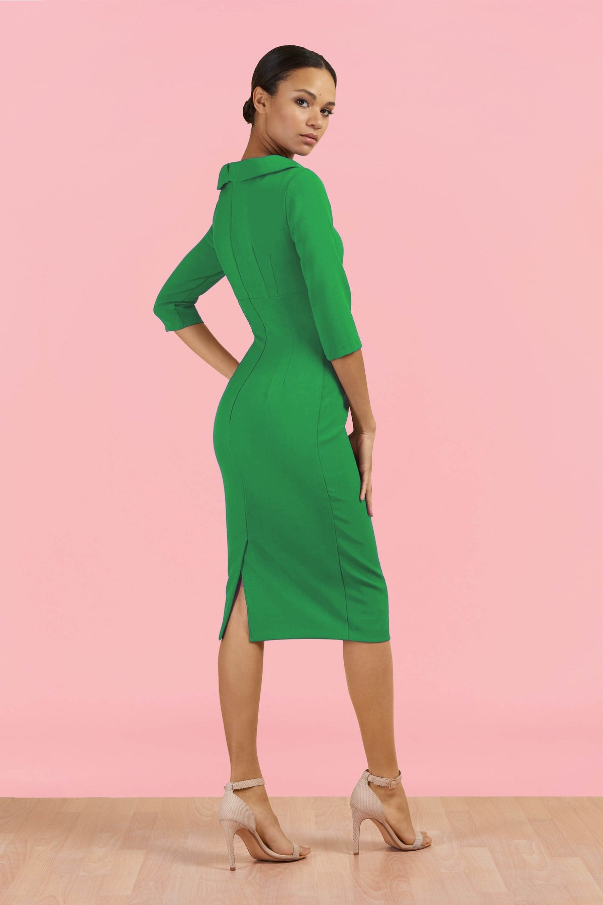 Kennedy Roll Collar Pencil Dress