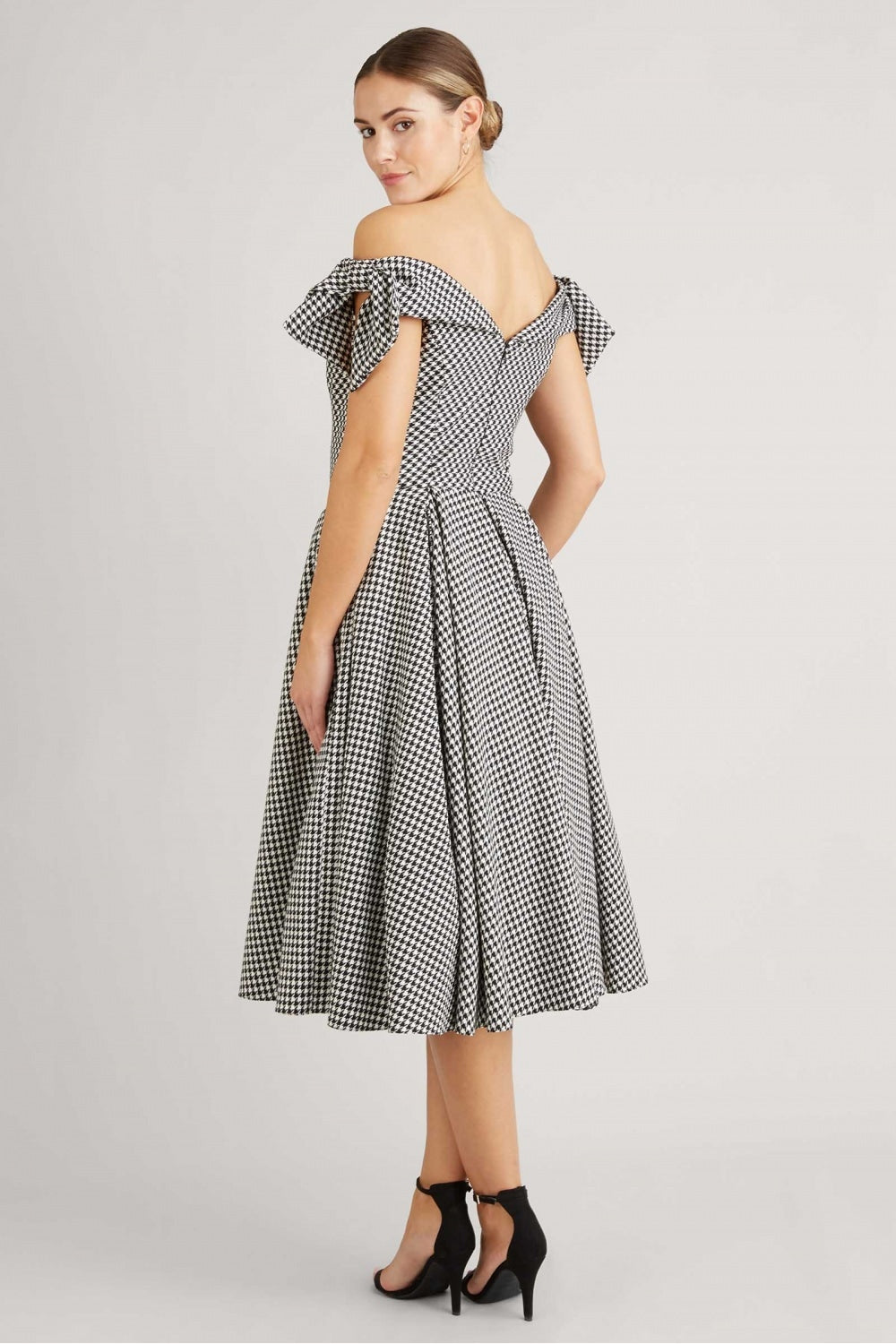 Tilly Dogtooth Prom Dress