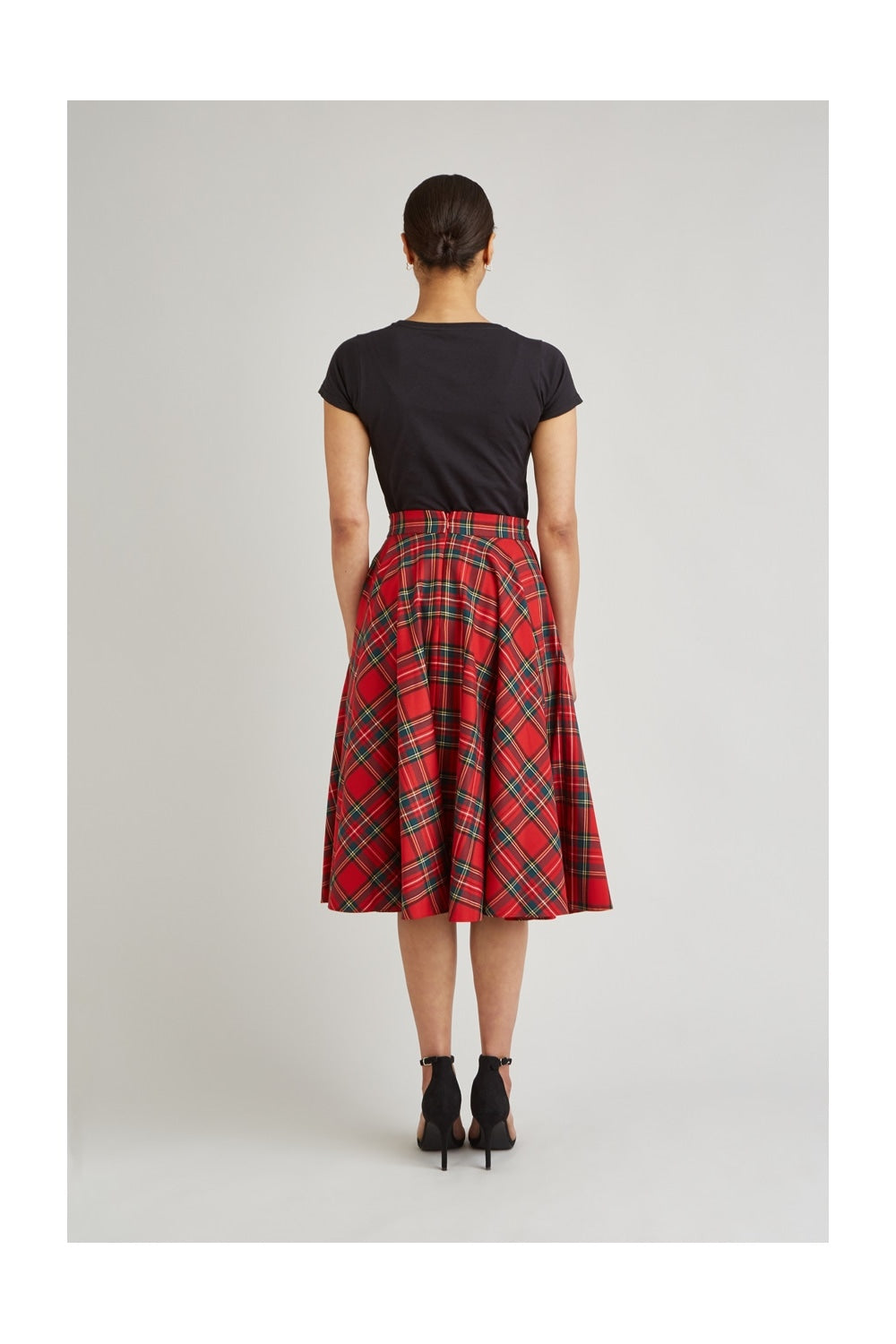 TPDC Tartan Circle Midi Skirt