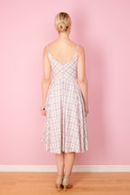 Priscilla Tartan Midi Dress