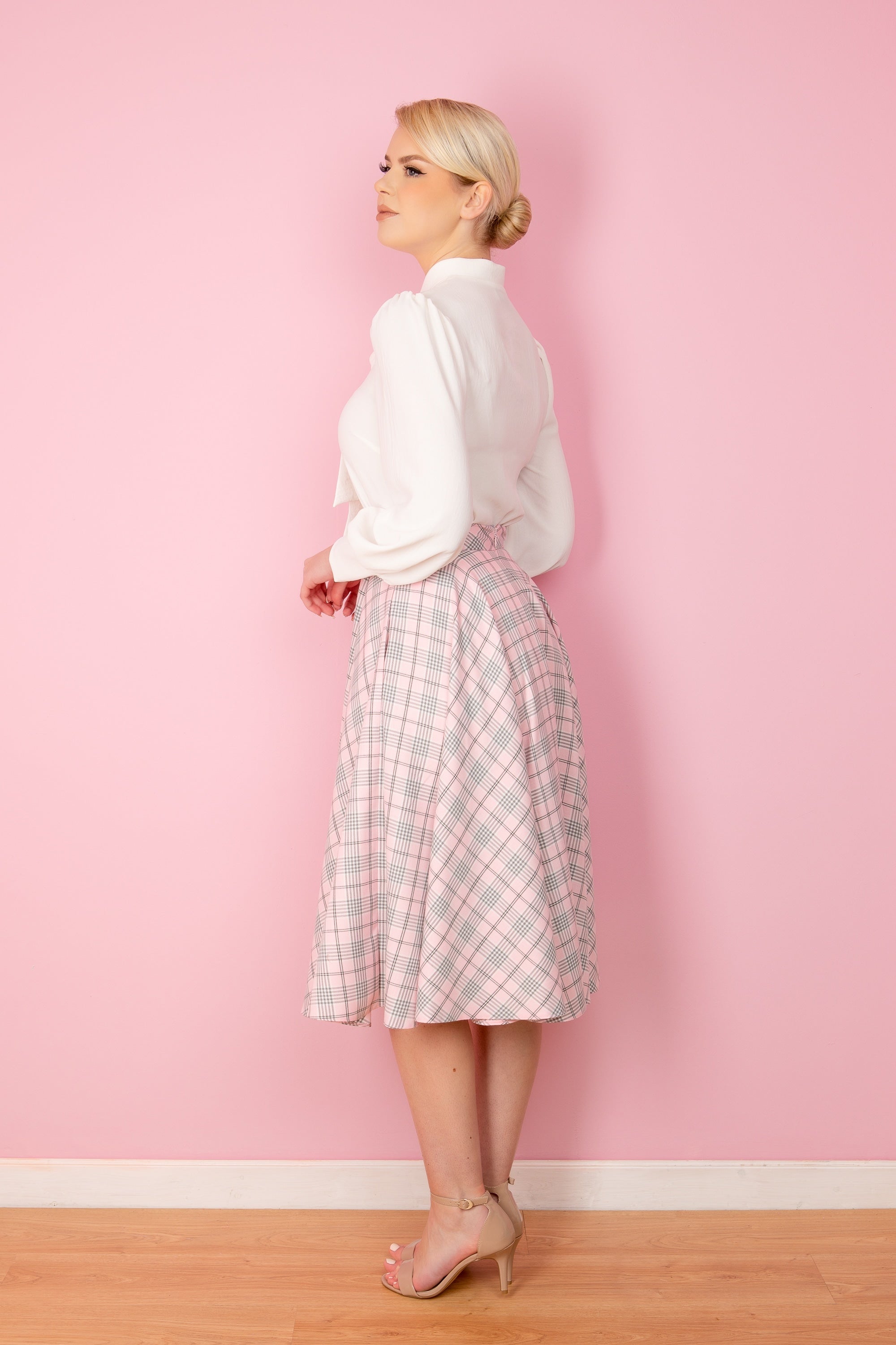 Tartan Midi Circle Skirt