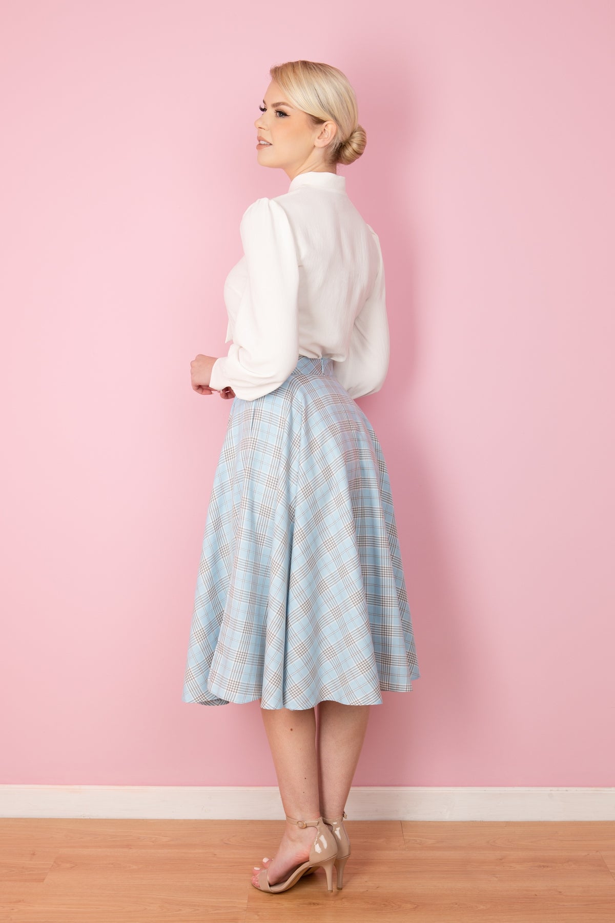 Tartan Midi Circle Skirt