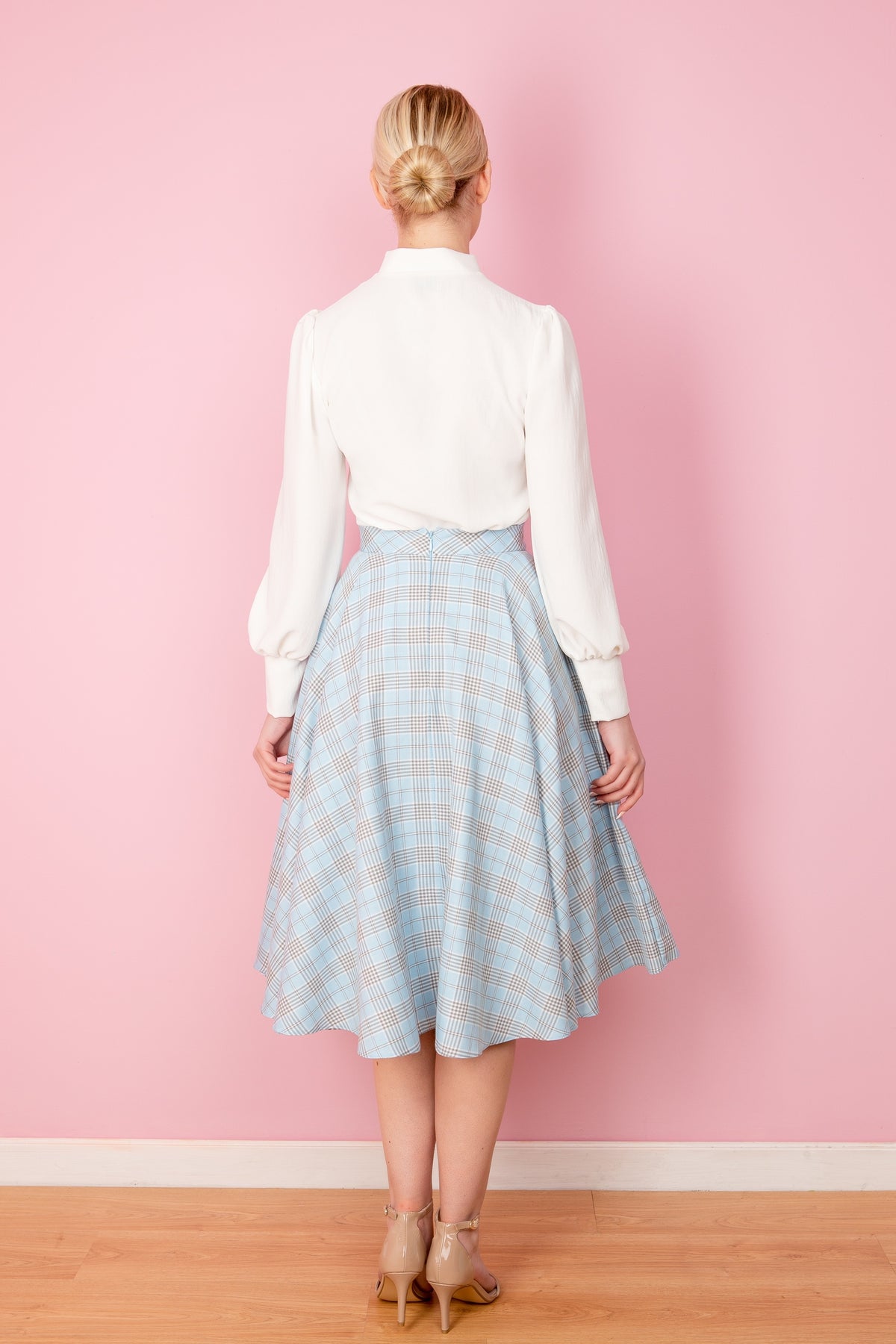 Tartan Midi Circle Skirt