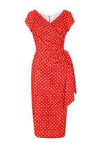 Hourglass Polka Dot Pencil Dress