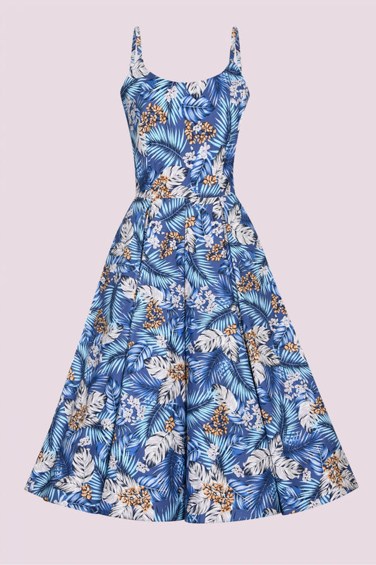 Priscilla Tiki Midi Dress