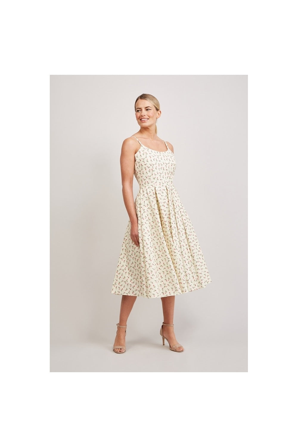 Priscilla Ditsy Midi Dress