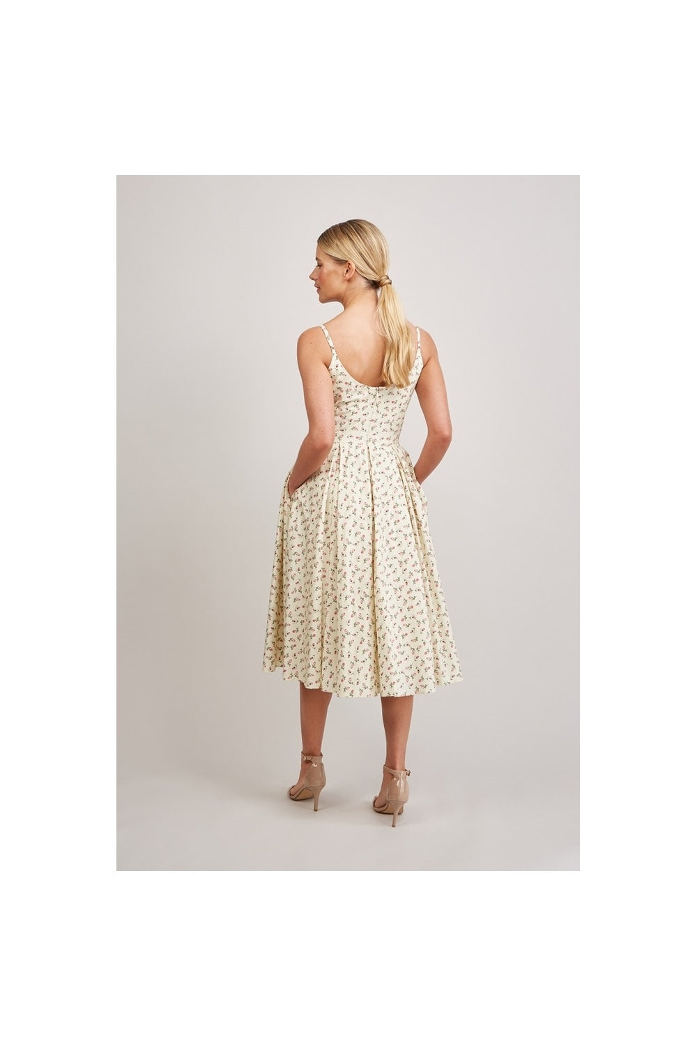 Priscilla Ditsy Midi Dress