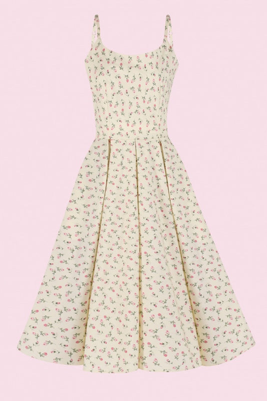 Priscilla Ditsy Midi Dress