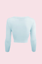 Vintage Cropped ¾ Sleeve Cardigan