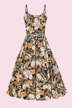 Priscilla Tiki Midi Dress